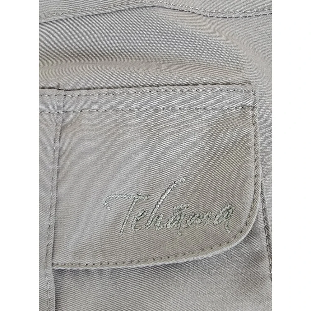 Tehama Carbon Tech Performance Shorts Women's 10 Gray Outdoor Golf Hiking